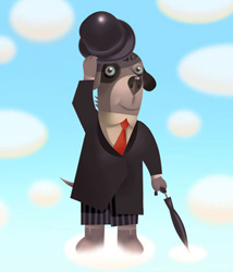 Title Page of Magritte's
Marvelous Hat